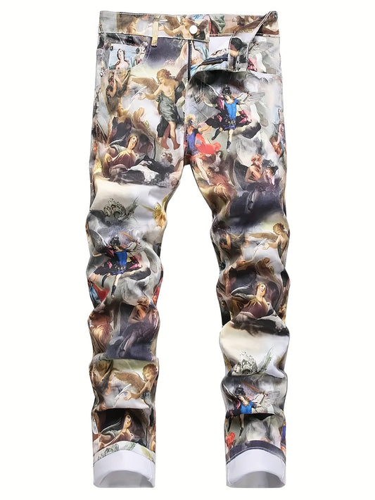 Dome Mural Style Jeans