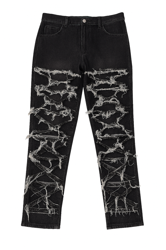 Fray Storm Black Denim