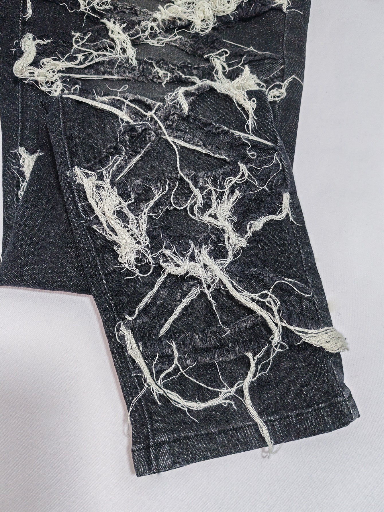 Fray Storm Black Denim